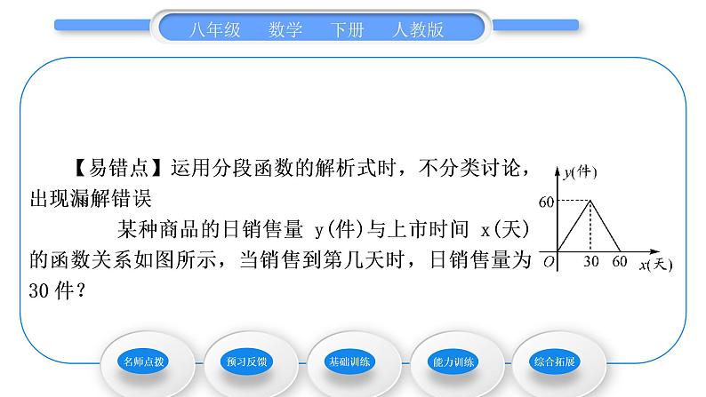 人教版八年级数学下第十九章一次函数19.2.2第4课时 一次函数的应用习题课件04