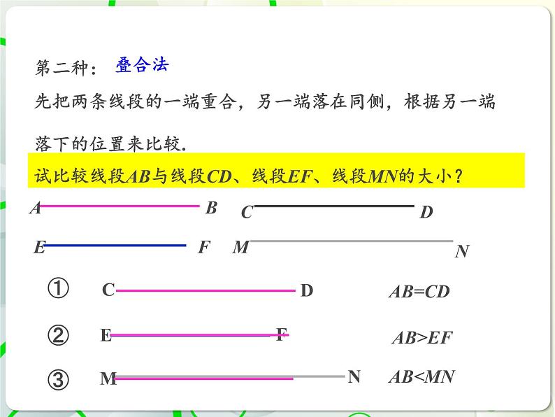 第1章 1.4线段的比较与作法 教学课件 初中数学青岛版七年级上册第5页