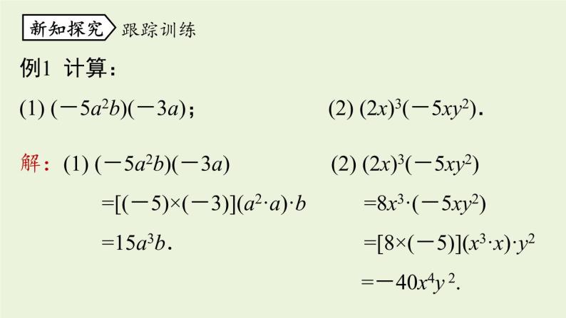 14.1 整式的乘法课时4 初中数学人教版八年级上册实用课件08
