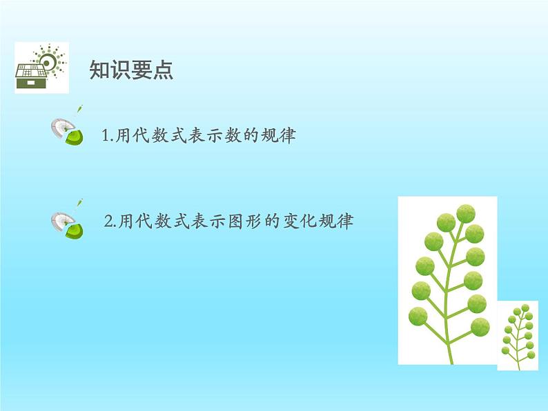 2022七年级数学上册第三章整式及其加减3.5探索与表达规律课件(北师大版)02