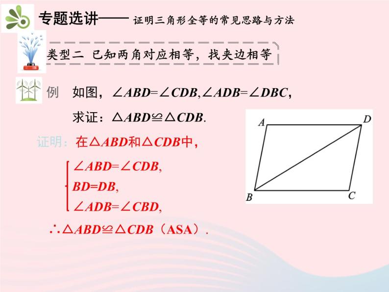 2022八年级数学上册第十二章全等三角形章末复习与小结教学课件新版新人教版06