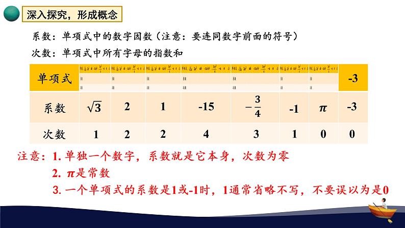 4.4 整式 浙教版数学七年级上册课件08