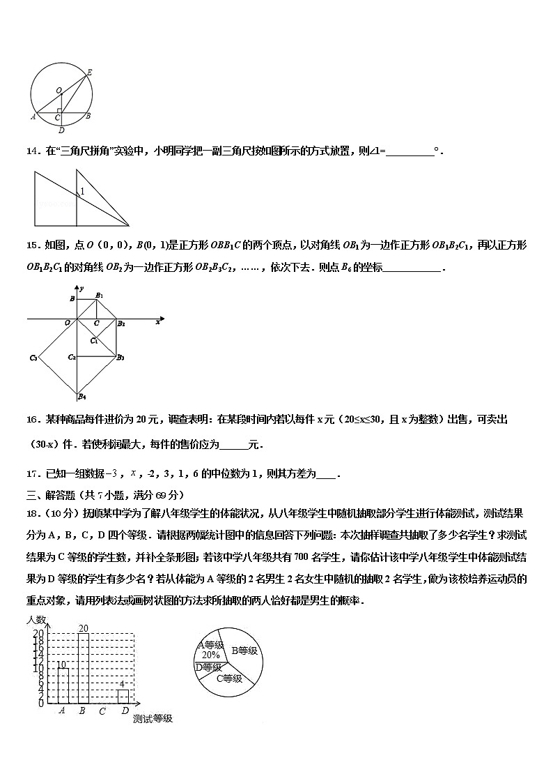 四川省绵阳富乐园际校2021-2022学年中考联考数学试卷含解析03