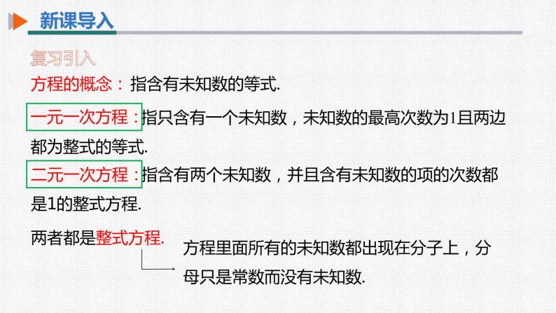 15.3 第1课时 分式方程及其解法 人教版数学八年级上册精选课件03