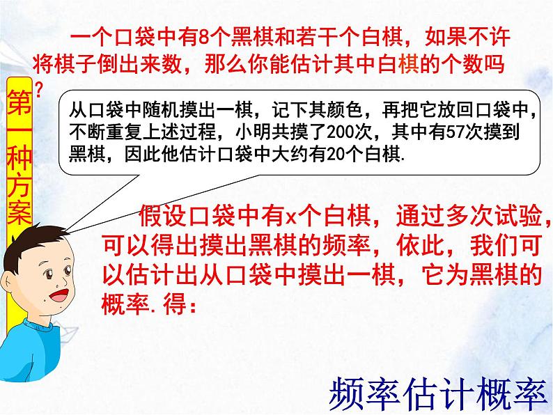 北师大版 九年级上册 综合与实践:池塘里有多少条鱼 优质课件第6页