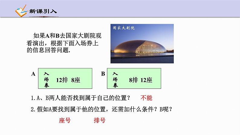 4.1 探索确定位置的方法 浙教版八年级数学上册课件第3页