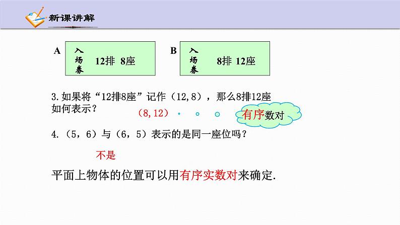 4.1 探索确定位置的方法 浙教版八年级数学上册课件第4页
