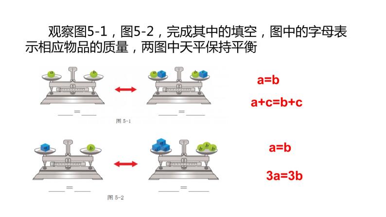 5.2 等式的基本性质 浙教版数学七年级上册同步新授课件04