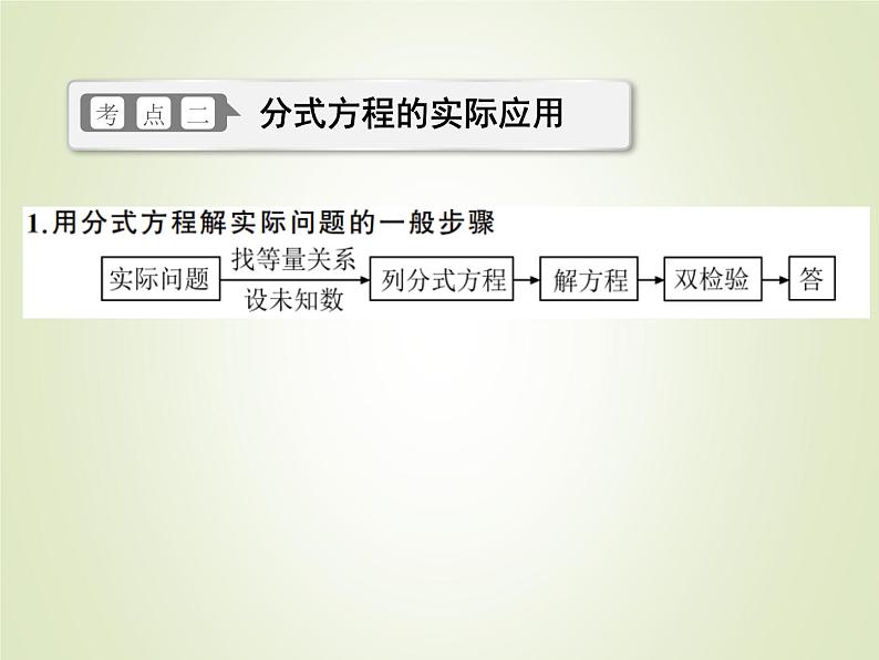 中考数学复习第7讲分式方程及其应用精讲课件06