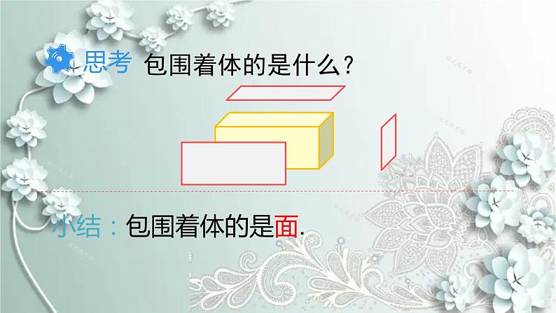 人教版数学七年级上册第四章 几何图形初步4.1.2 点、线、面、体 课件07