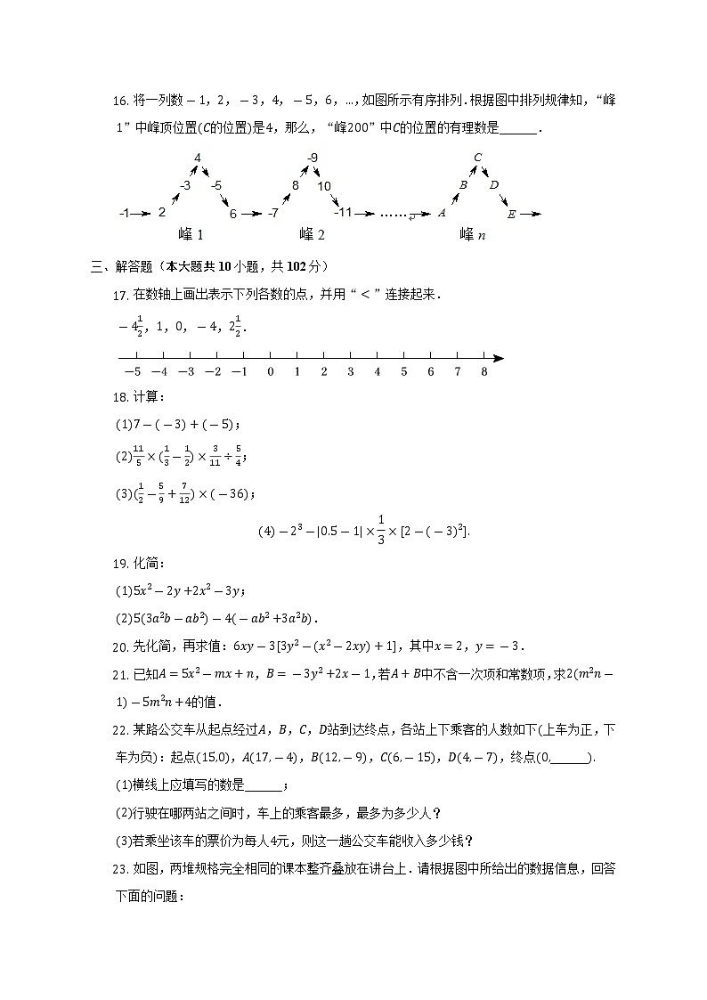 2022-2023学年江苏省连云港市灌南县七年级(上)期中数学试卷(含解析)第3页