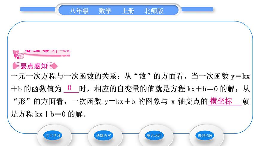 北師大版八年級(jí)數(shù)學(xué)上第四章一次函數(shù)4.4一次函數(shù)的應(yīng)用第2課時(shí)單個(gè)一次函數(shù)圖象的應(yīng)用習(xí)題課件第2頁(yè)