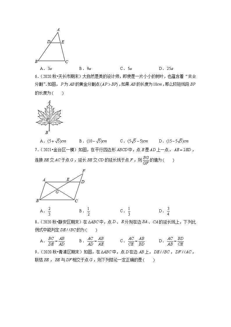 专题22.7第22章相似形单元测试(能力过关卷)(原卷+解析)02