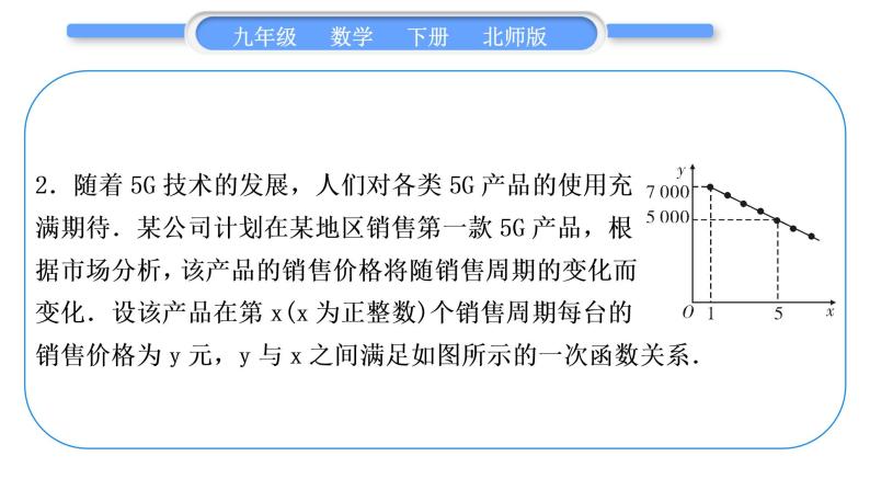 北师大版九年级数学下第二章二次函数基本功强化训练(四)二次函数的应用——教材变式与拓展(二)习题课件习题课件06