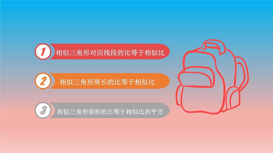 6.5 相似三角形的性質(zhì) 蘇科版九年級數(shù)學下冊教學課件第2頁