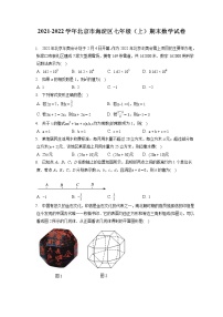 2021-2022学年北京市海淀区七年级（上）期末数学试卷（含答案解析）