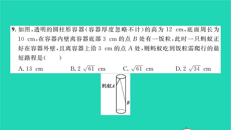 2022八年级数学下学期期末卷一习题课件新版沪科版06