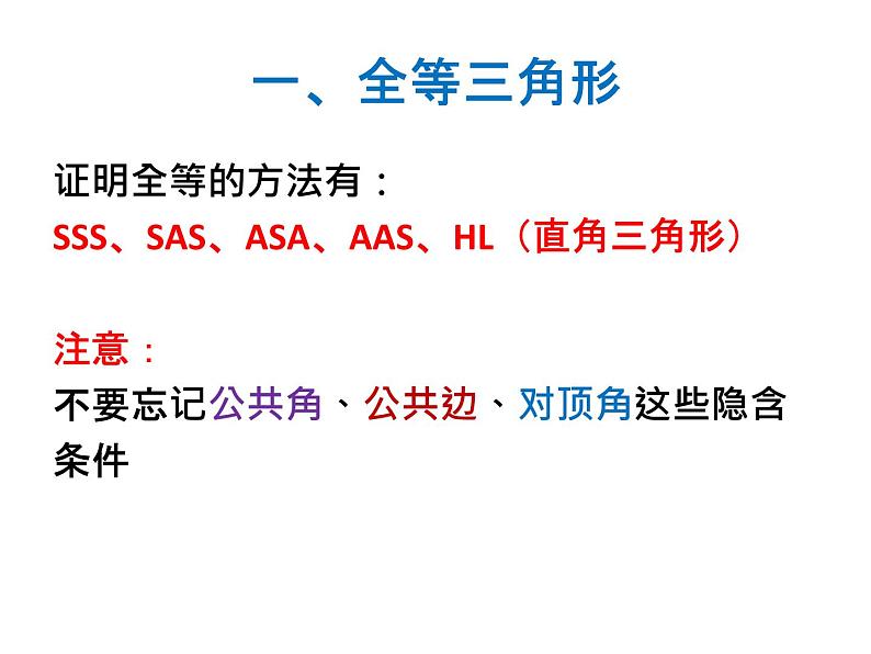 人教版八年级上册数学期中复习课件第3页
