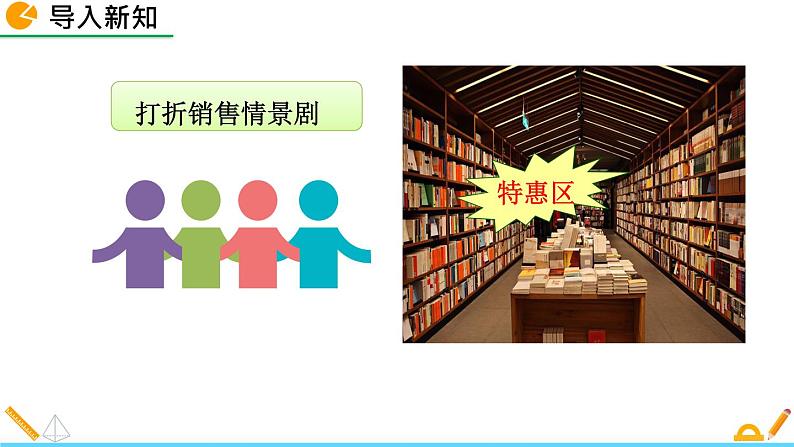 5.4 应用一元一次方程——打折销售 北师大版数学七年级上册精讲课件第2页