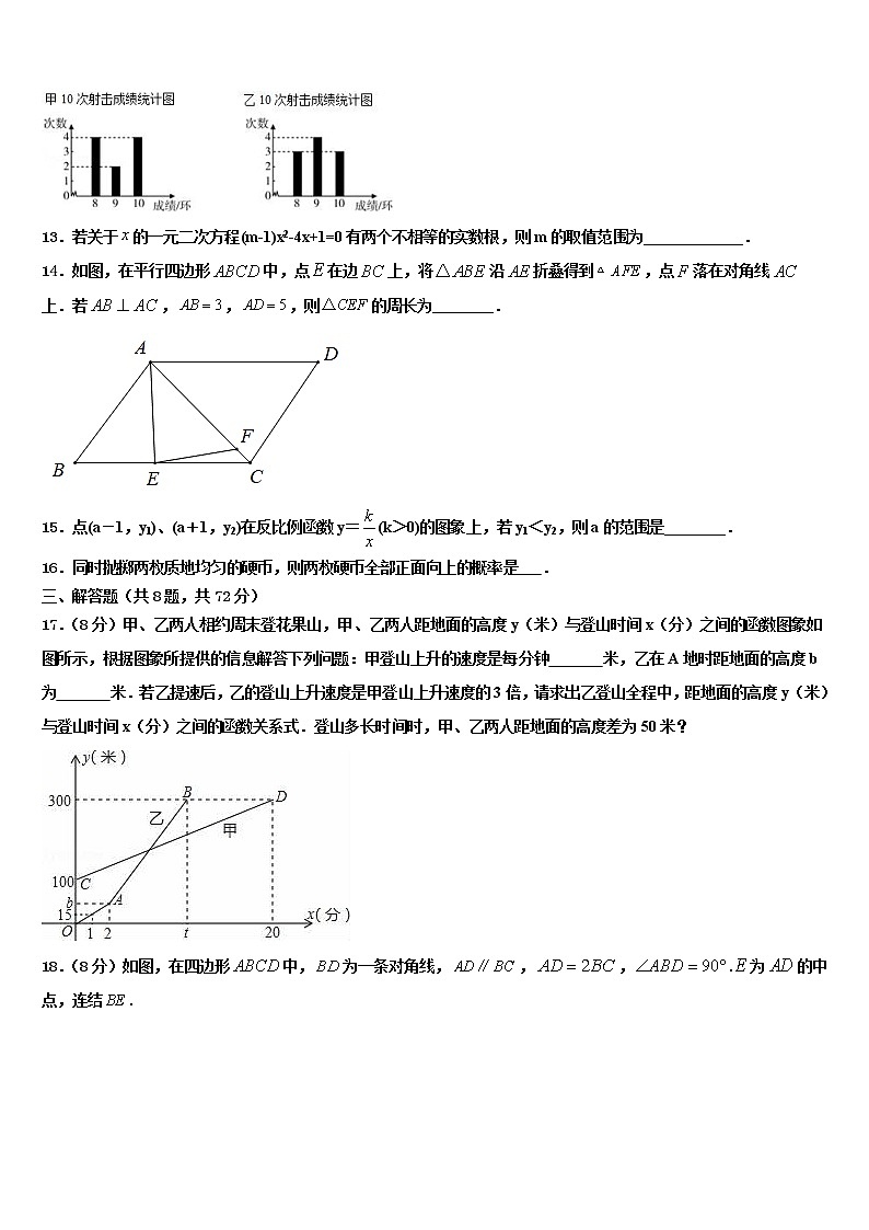 云南省、贵州省2021-2022学年中考数学最后一模试卷含解析第3页