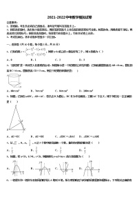 云南省普洱市名校2022年中考数学模拟试题含解析
