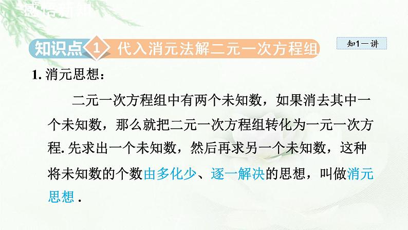 人教版数学七年级下册8.2消元——解二元一次方程组课件第3页