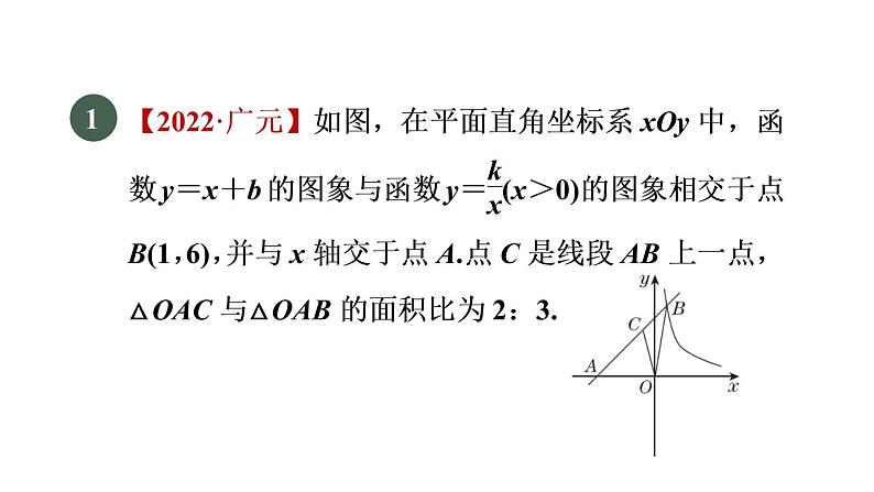 人教版数学九年级下册集训课堂练素养1.反比例函数图象和性质的应用题型课件第3页
