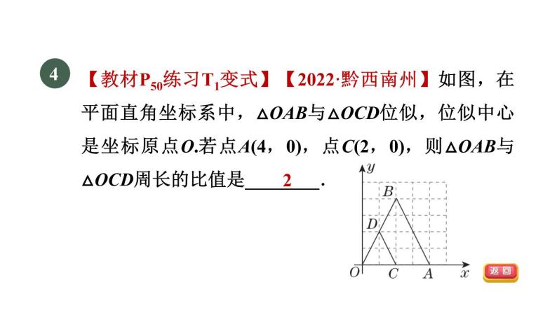 人教版数学九年级下册27.3.2平面直角坐标系中的位似变换课件06