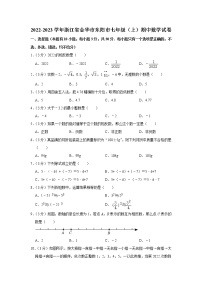 浙江省金华市东阳市2022-2023学年七年级上学期期中数学试卷(含答案)