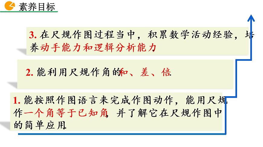 2.4 用尺規(guī)作角 精品課件_北師大版七年級下冊第3頁