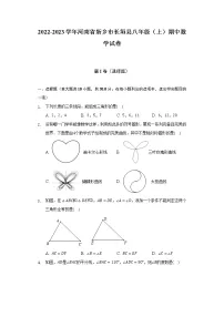 2022-2023学年河南省新乡市长垣县八年级（上）期中数学试卷（含解析）