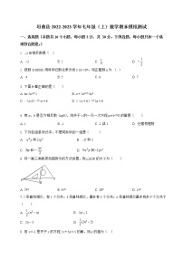 山西省垣曲县2022-2023学年七年级（上）数学期末模拟测试(解析版)