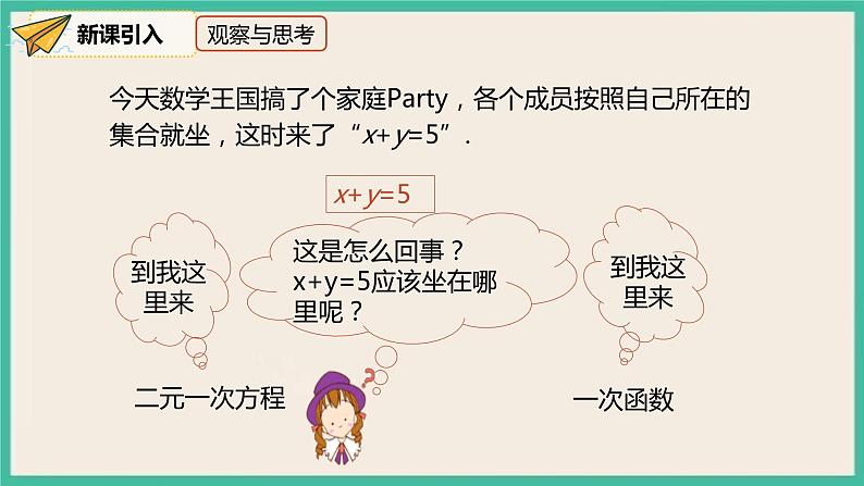 人教版数学八下 19.2.3.1《一次函数与方程、不等式》课件03