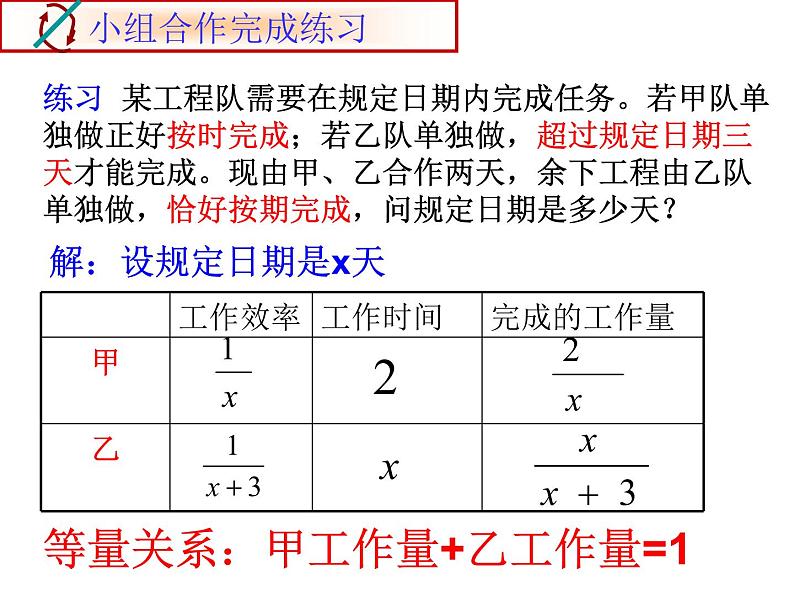 15.3.2分式方程的应用 人教版八年级上册 15章分式课件PPT04