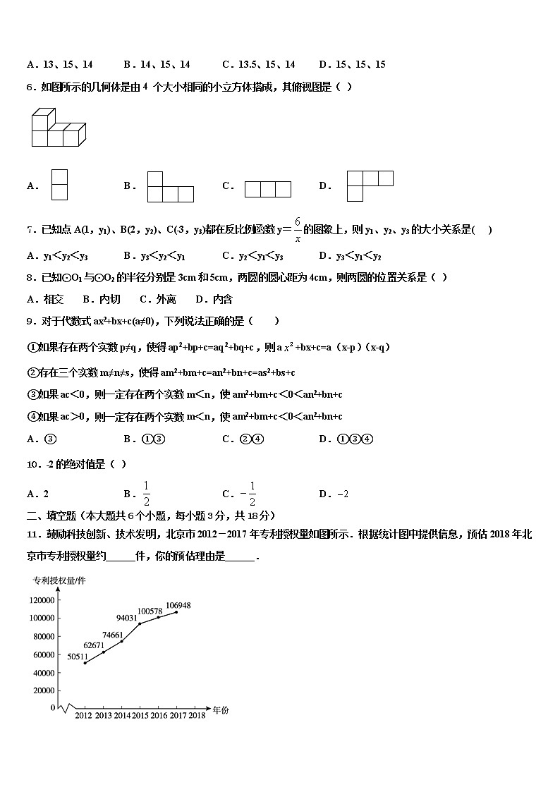 重庆市新店重点达标名校2022年中考数学猜题卷含解析第2页