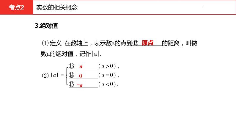 中考总复习数学(安徽地区)-第1章实数课件07