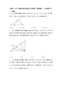 專題 17.19 勾股定理全章復(fù)習(xí)與鞏固(鞏固篇)(專項(xiàng)練習(xí))-八年級(jí)數(shù)學(xué)下冊(cè)基礎(chǔ)知識(shí)專項(xiàng)講練(人教版)