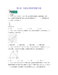 【期末·典型题】北师大版数学八年级上册满分攻略：第1章 勾股定理（典型题专练）