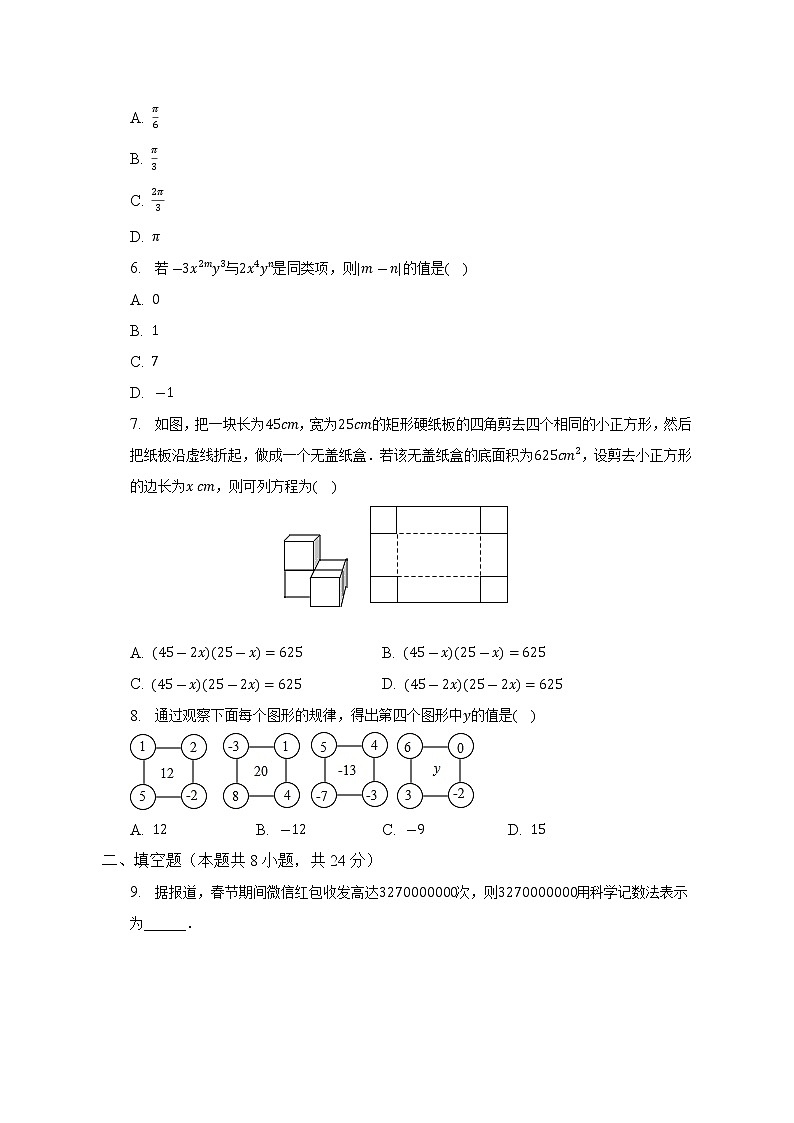 山东省青岛市市南区2022-2023学年七年级上学期期末数学试卷(含答案)第2页