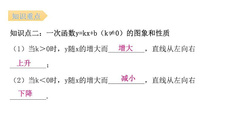 人教版八年级数学下册第27课时一次函数(一)课件07