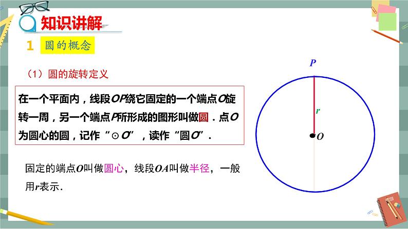 24.2圆的基本性质(第1课时 圆的定义及与圆有关的概念)第5页