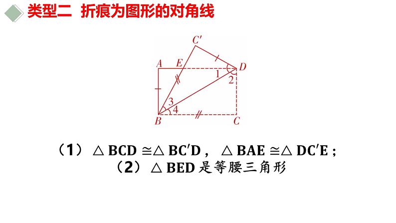 2023年中考数学专题突破---几何图形中的对称折叠 课件第4页