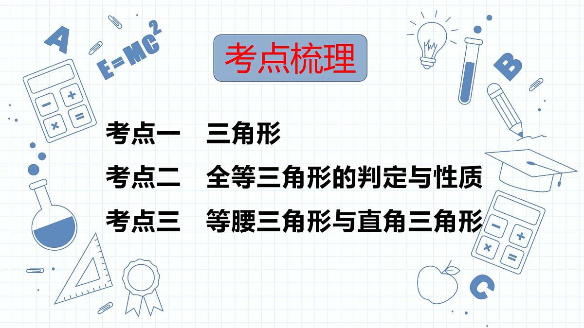 专题14 三角形及其全等 课件 2023年中考数学一轮复习第2页
