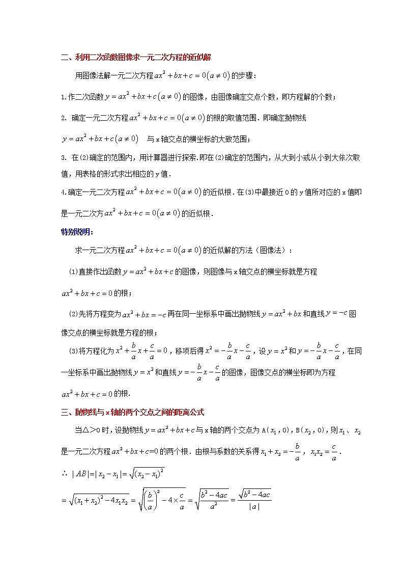 第8讲 二次函数与一元二次方程-九年级数学下册同步精品讲义(北师大版)原卷版第3页