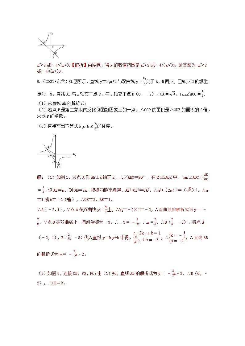 冲刺小卷11 反比例函数-(老师版) 第3页