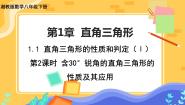 初中数学湘教版八年级下册第1章 直角三角形1.1 直角三角形的性质与判定（Ⅰ）精品课件ppt