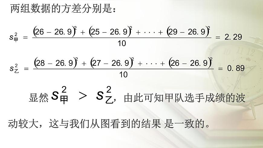 20.2數(shù)據(jù)的波動(dòng)程度課件-課件 2022-2023學(xué)年人教版八年級(jí)下冊(cè)人教版數(shù)學(xué)第5頁(yè)