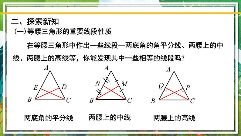 北师大版数学八年级下册 1.1.2等腰三角形(第2课时) 课件第3页