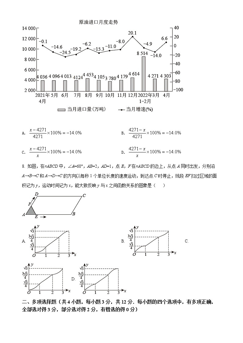 初中数学中考复习 精品解析:2022年山东省潍坊市中考数学真题(原卷版)03