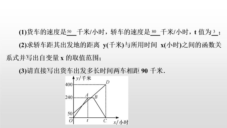 初中数学中考复习 专题复习(五)　函数的实际应用题课件PPT07